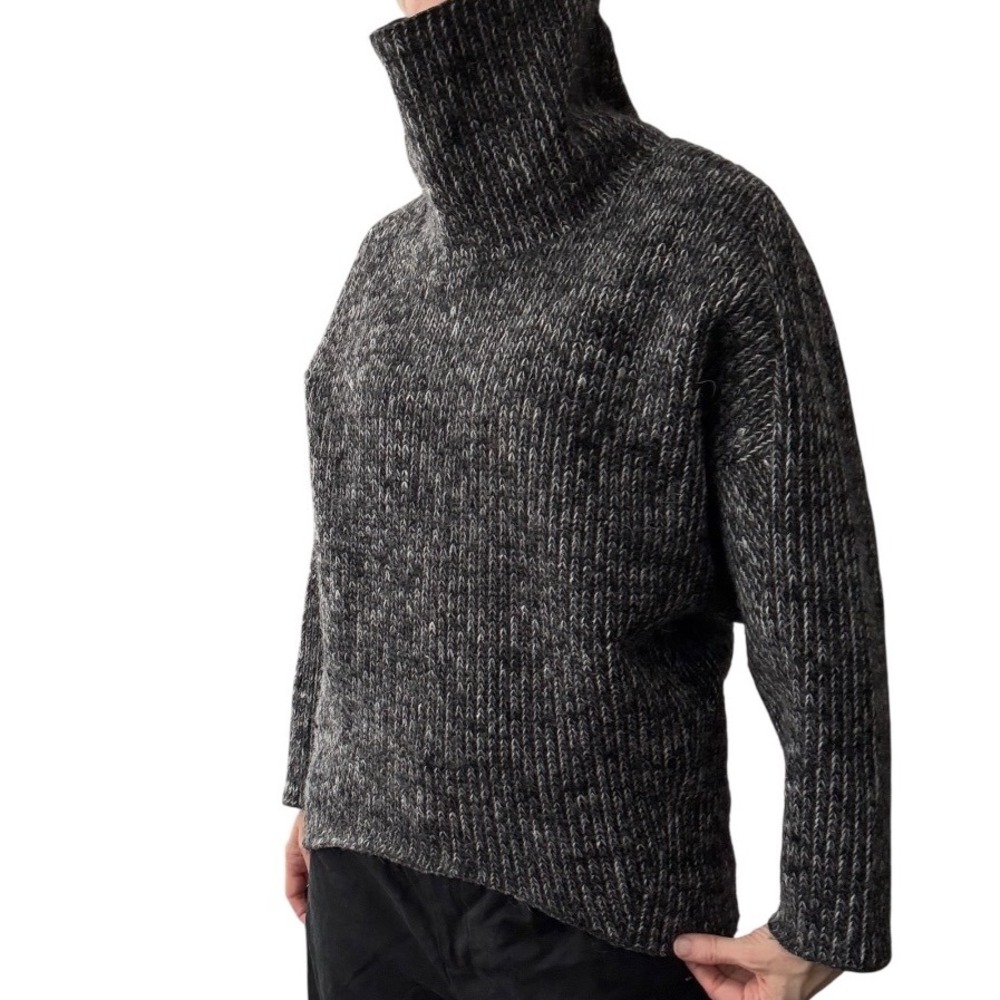Margaux Lonnberg lined‎ funnel neck sweater
